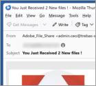 Oplichting via e-mail Adobe - You Have Received New Files