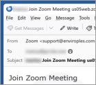 Oplichting via e-mail Join Zoom Meeting