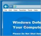 Windows Defender Alert (Windows Defender Waarschuwing) Oplichting