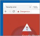 Google Chrome Critical ERROR oplichting