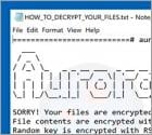 Aurora ransomware