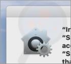 'Install.app wil toegang om ... te configureren' - Oplichting via pop-up (Mac)