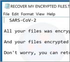 SARS-CoV-2 ransomware