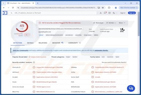Maverick Banking Trojaan