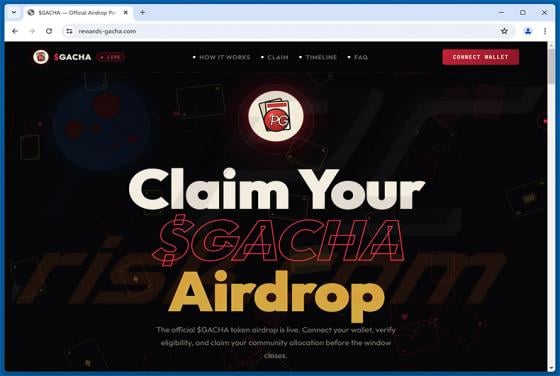 PowerGacha ($GACHA) Airdrop fraude