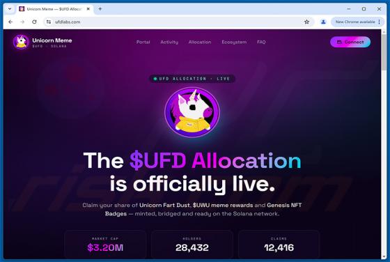 Unicorn Fart Dust ($UFD) Allocation fraude